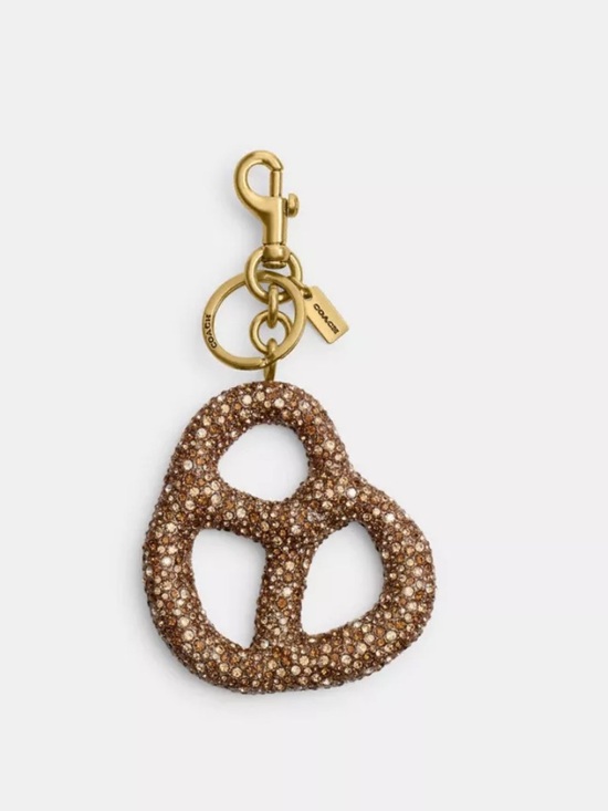 Coach Accessories - Coach Crystal Pretzel Bag Charm large new